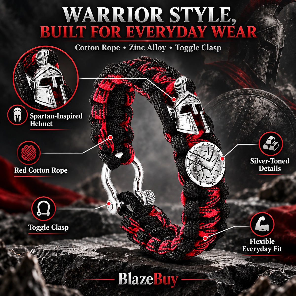 VikingShield Spartan Bracelet