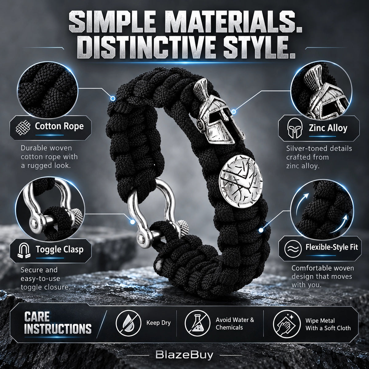 VikingShield Spartan Bracelet