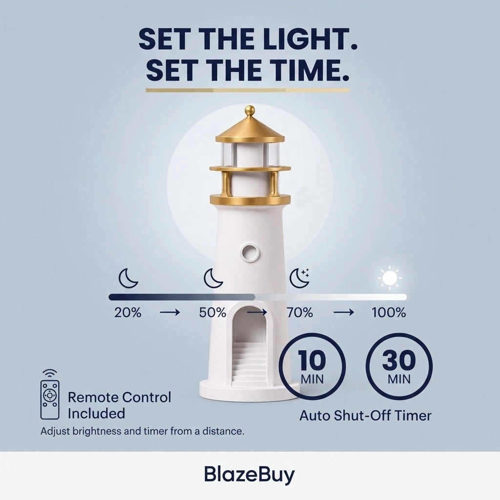 Moon Lighthouse Night Lamp