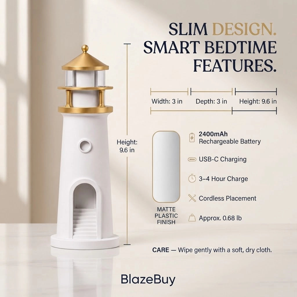 Moon Lighthouse Night Lamp