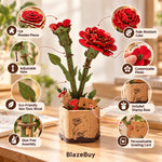 Wooden Bloom 3D Flower Puzzle