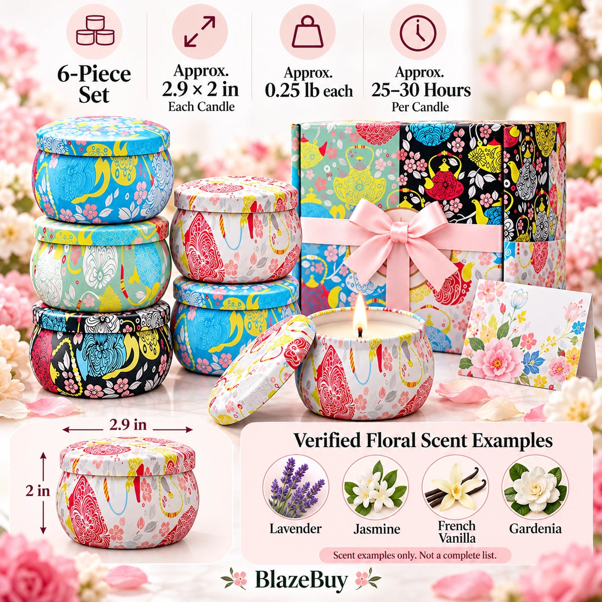 Scented Candle Gift Set Collection