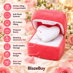 Plush Dog Ring Bearer Box