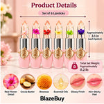 Flower Jelly Lipstick Set