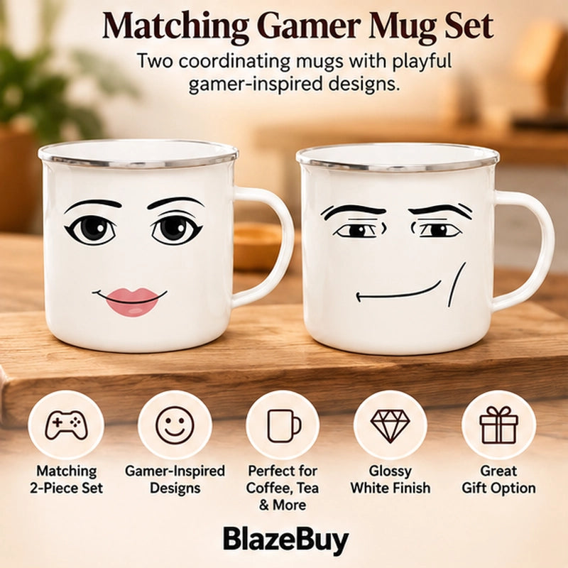 Funny Gamer Mug Set
