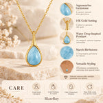 Metiseko Aquamarine Necklace