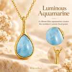 Metiseko Aquamarine Necklace