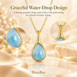 Metiseko Aquamarine Necklace