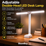 LED Double-Head Desk Lamp