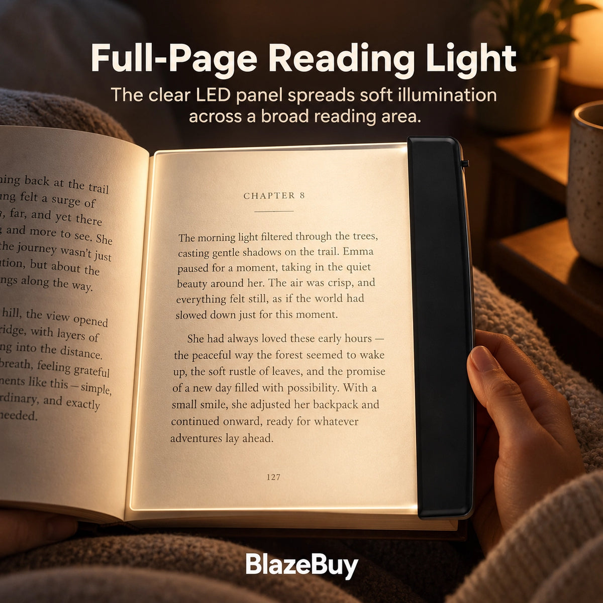 Flat Page Book Light