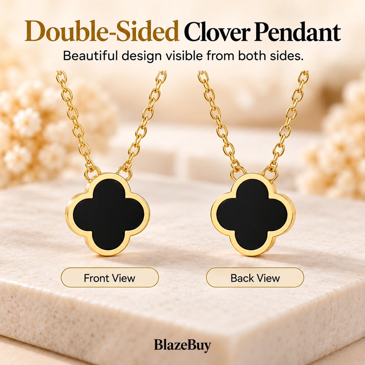 Four Leaf Clover Pendant Necklace