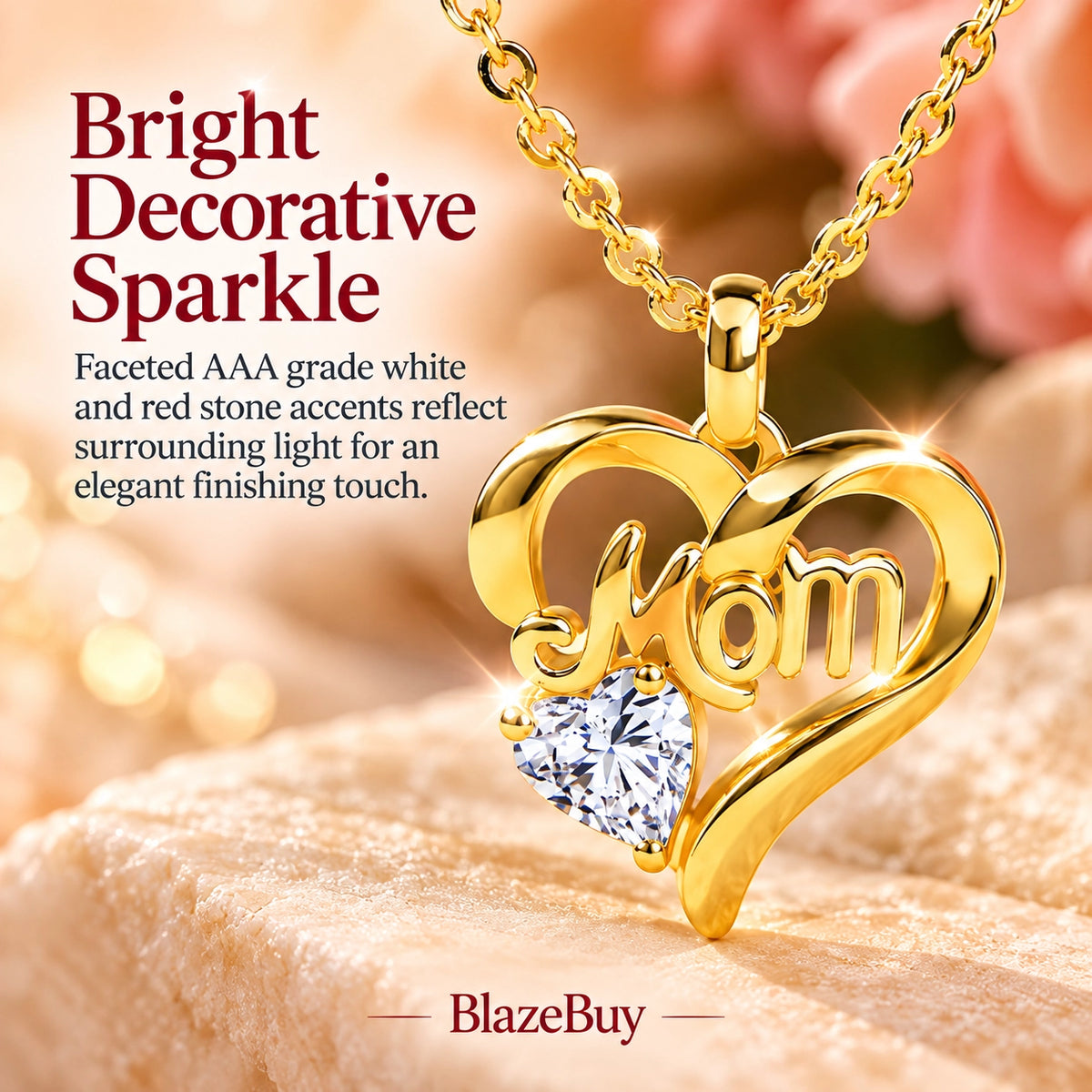 MomHeart 14K Gold Necklace