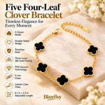 Four Leaf Clover Gold Bracelet
