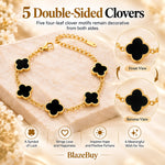 Four Leaf Clover Gold Bracelet