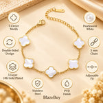 Four Leaf Clover Gold Bracelet