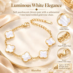 Four Leaf Clover Gold Bracelet