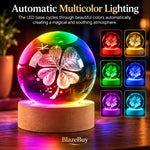 Luminous Nature Crystal Sphere