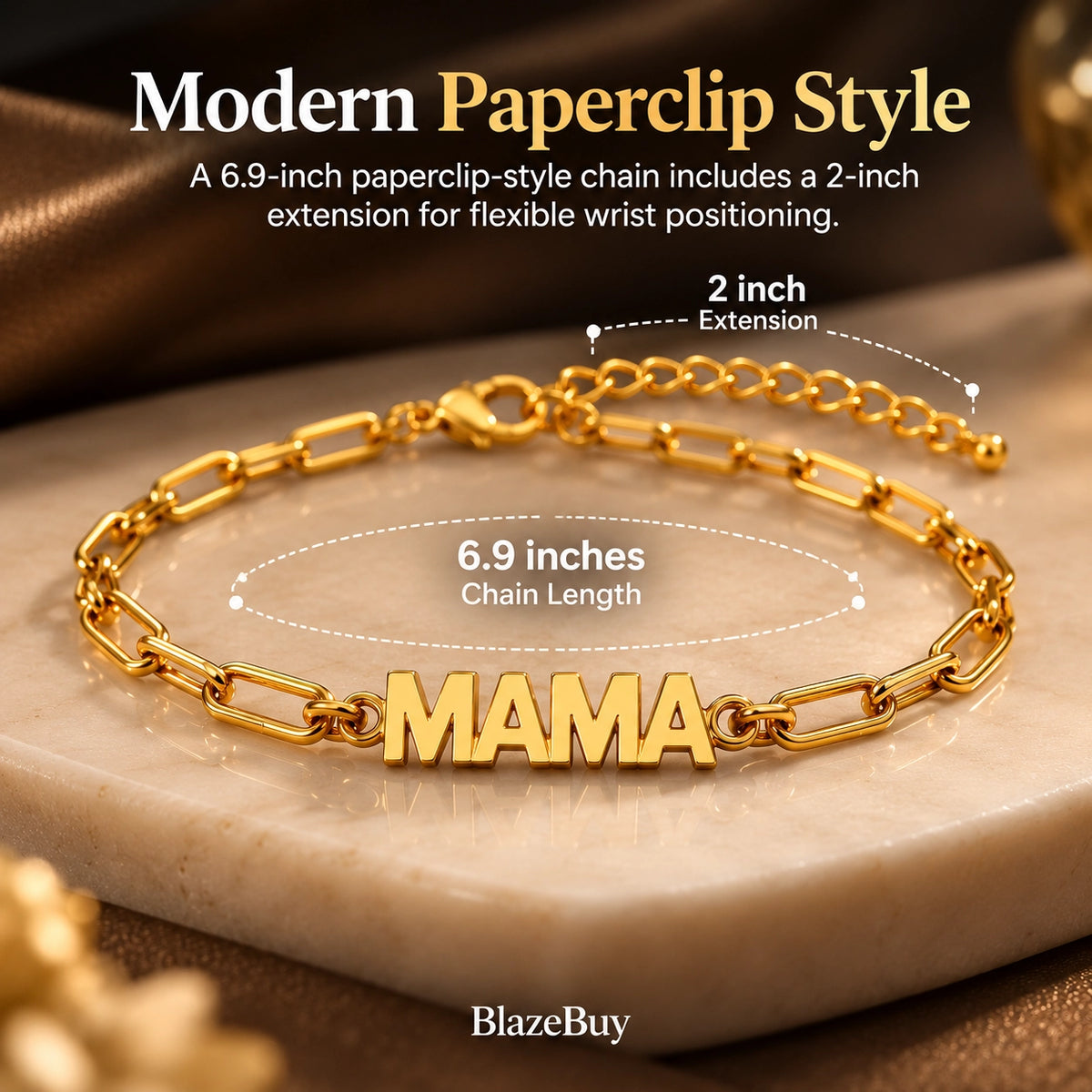 Mama Gold Bracelet