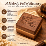 Walnut Wood Music Box