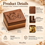 Walnut Wood Music Box
