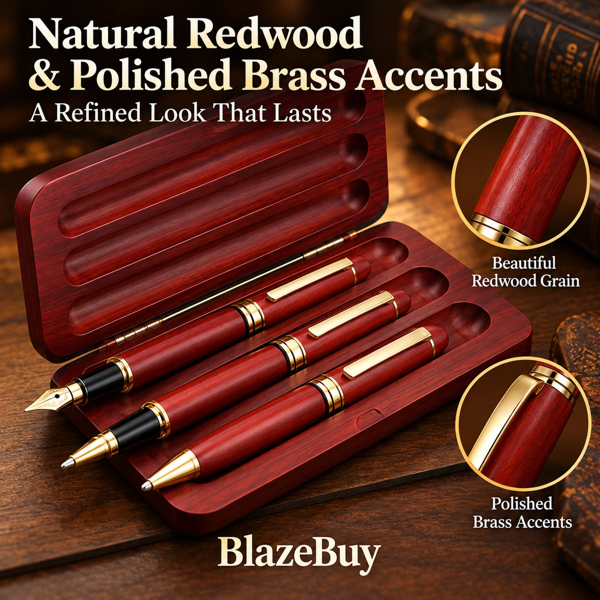 Wooden Pen Gift Set