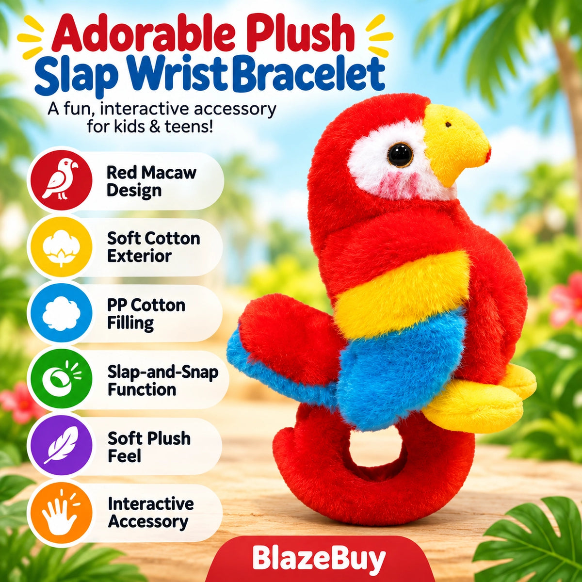 Parrot Wrist Bracelet