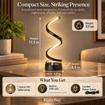 LENIVER Spiral Table Lamp