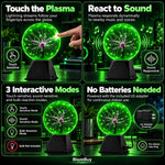 Interactive Plasma Ball Lamp