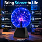 Interactive Plasma Ball Lamp
