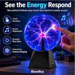 Interactive Plasma Ball Lamp