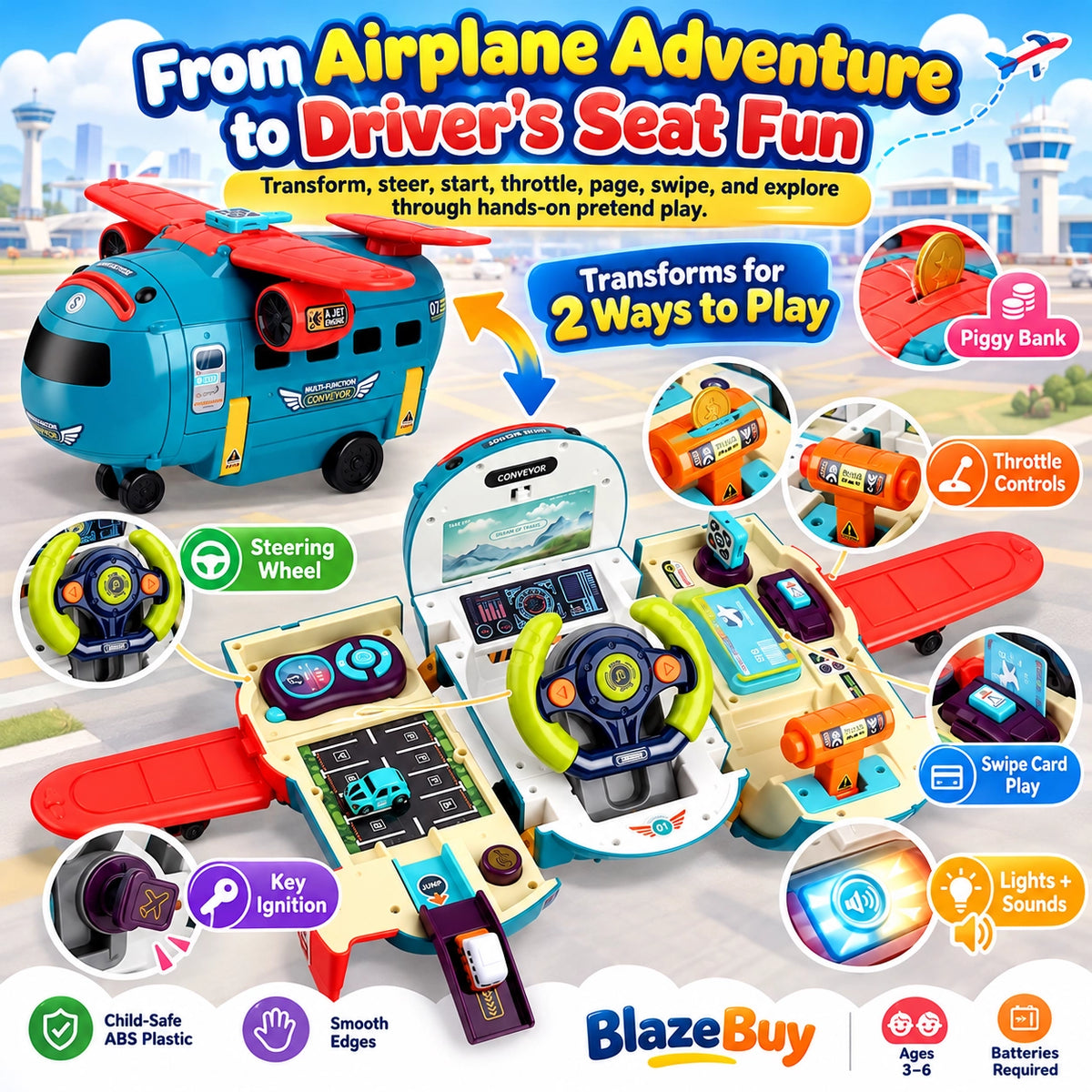 Adventure Cargo Plane Set