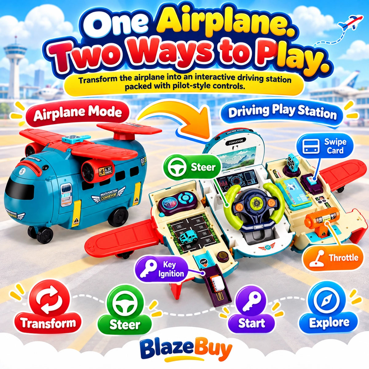 Adventure Cargo Plane Set