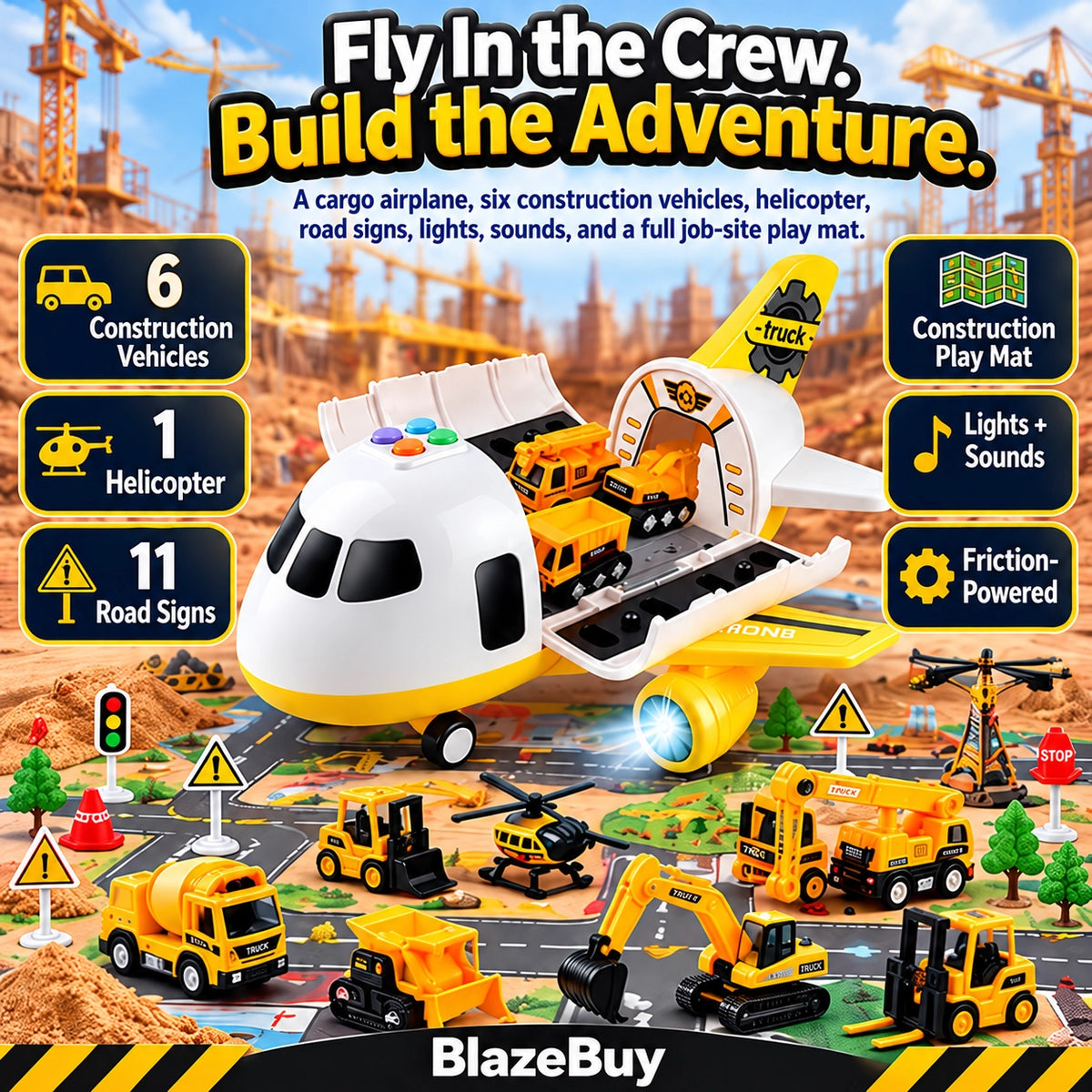 Adventure Cargo Plane Set