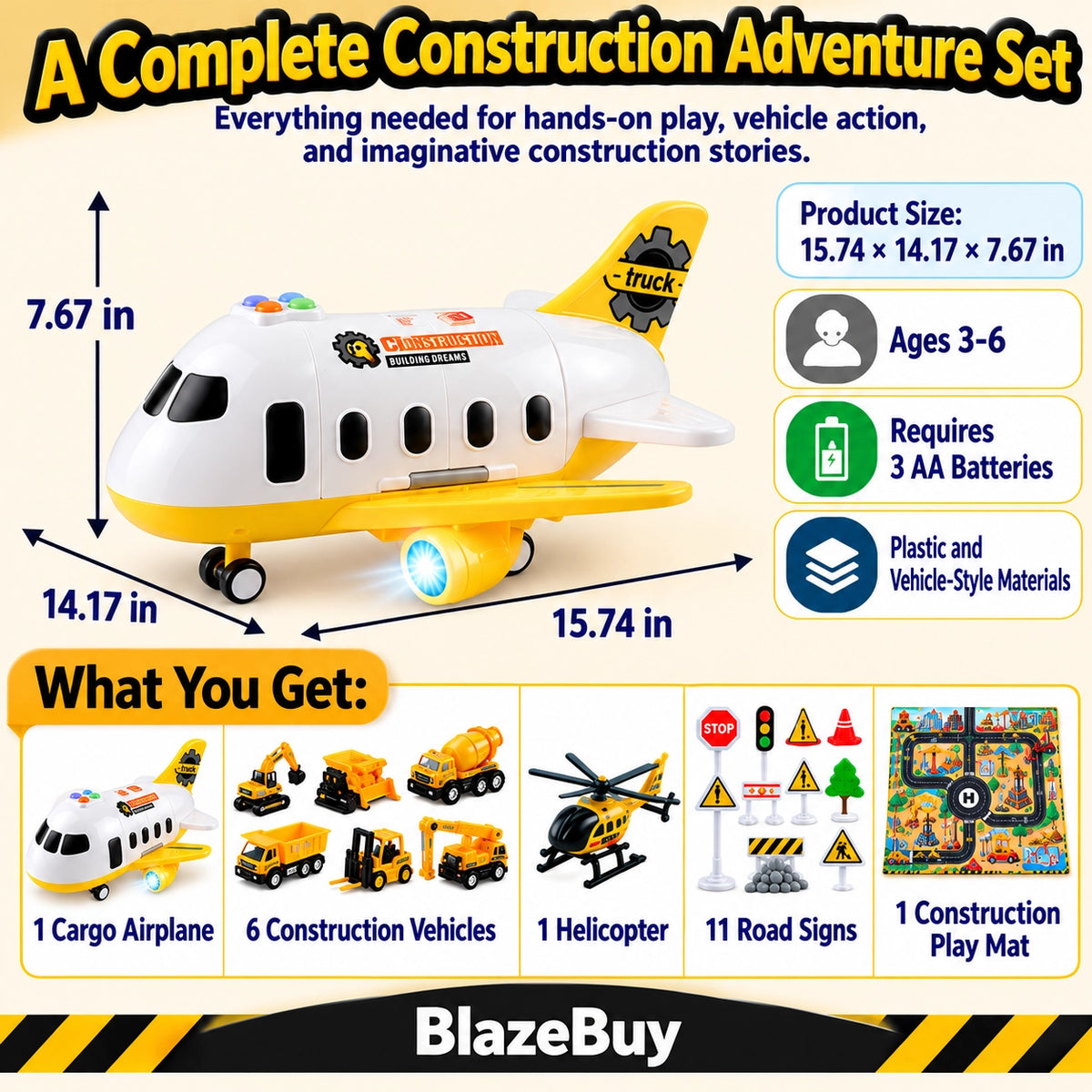 Adventure Cargo Plane Set