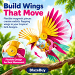 Magnetic Tropical Bird Builder Set