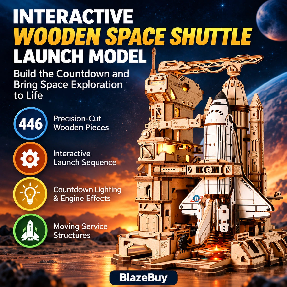 Space Shuttle Launch Model Kit