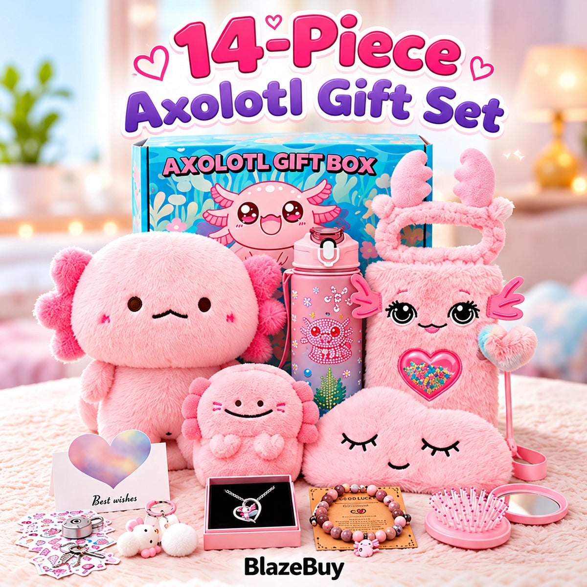 Axolotl Gift Box Set