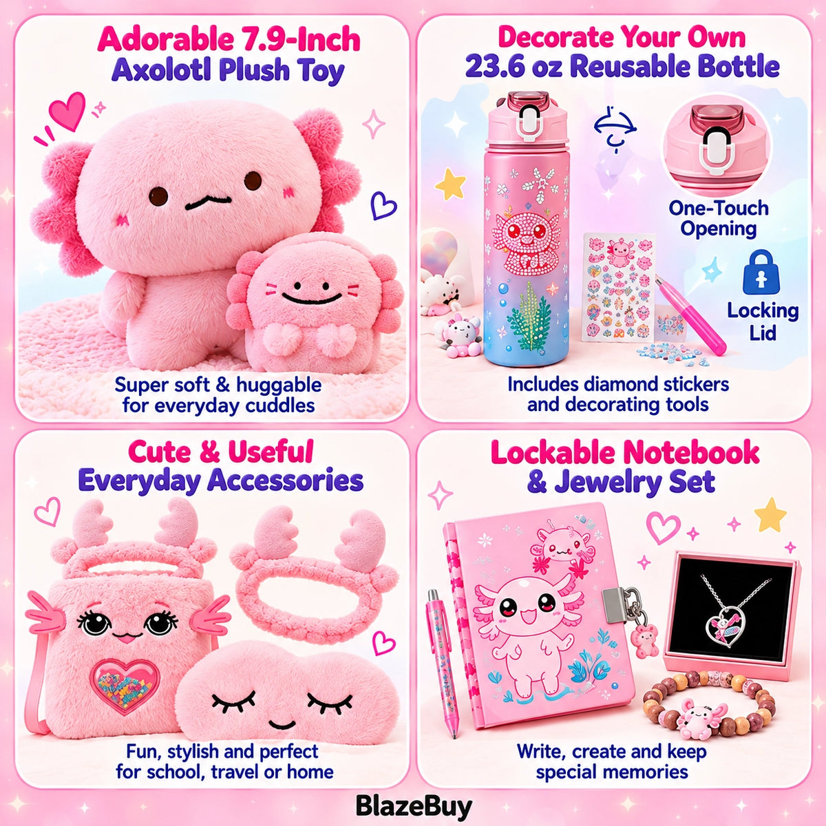 Axolotl Gift Box Set
