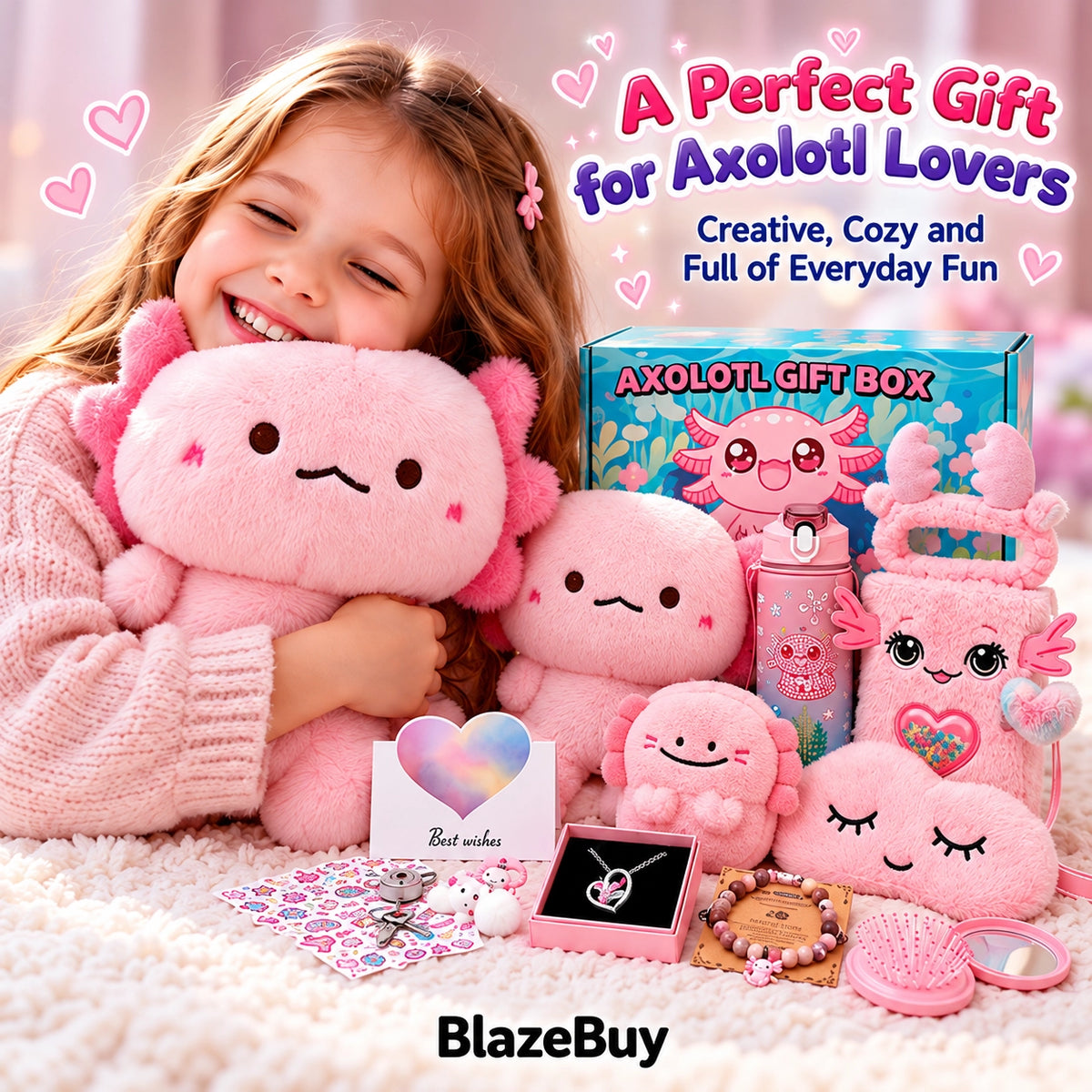 Axolotl Gift Box Set