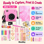 Instant Print Camera Journal Set