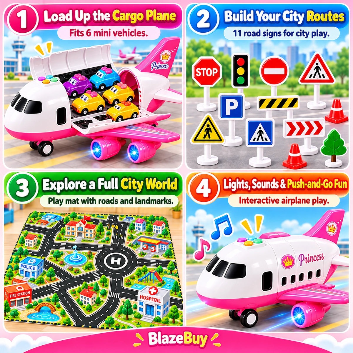 Adventure Cargo Plane Set