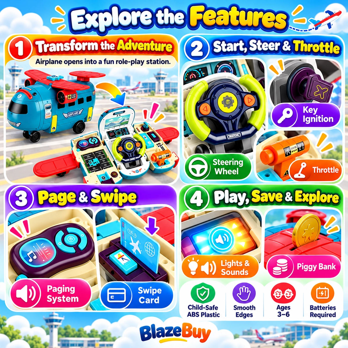 Adventure Cargo Plane Set