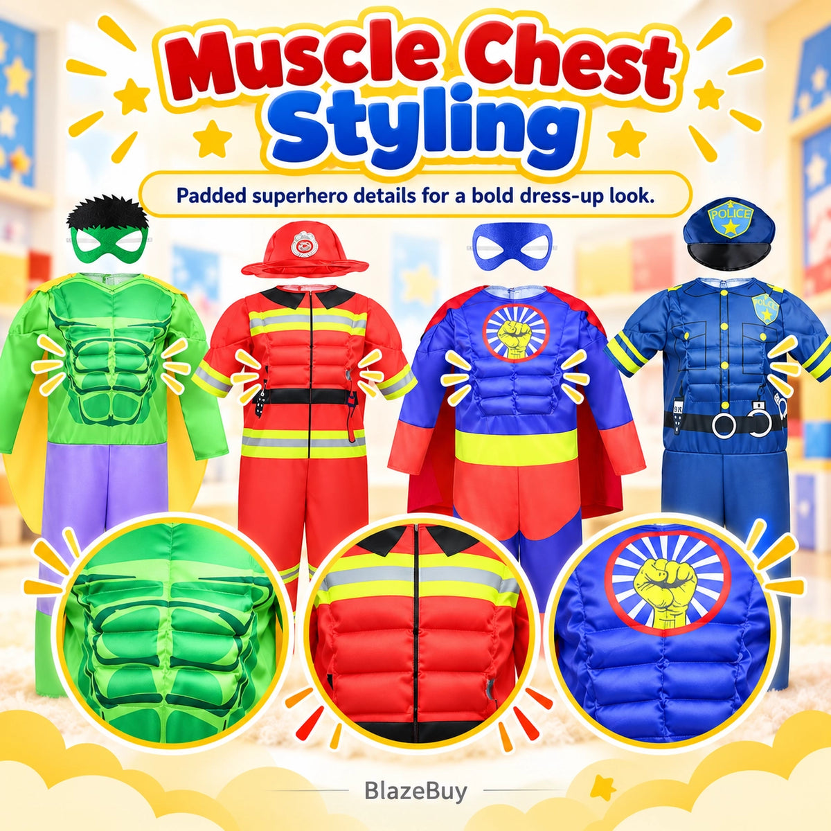 Kids Hero Role Play Costumes