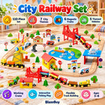 Wooden Magnetic Train Adventure Set