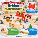 Wooden Magnetic Train Adventure Set