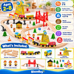 Wooden Magnetic Train Adventure Set