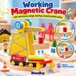 Wooden Magnetic Train Adventure Set