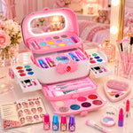 Kids Washable Makeup Vanity Set