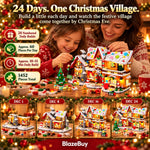 Christmas Gingerbread Advent Building Village