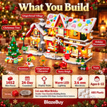 Christmas Gingerbread Advent Building Village